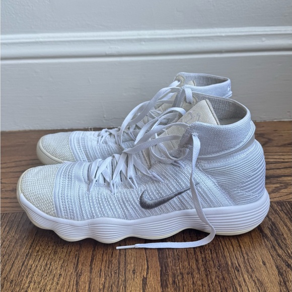 Nike Hyperdunk 2017 Flyknit 'White Mens size 10.5 - Picture 3 of 9